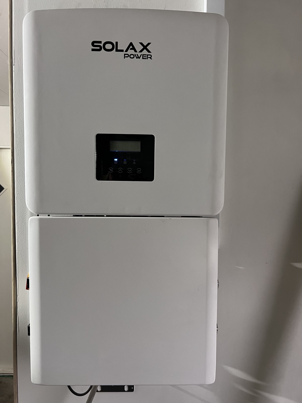 Inverter og batteri installation